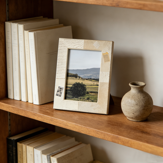 Texture Patchwork Retro Vintage Photo Frame